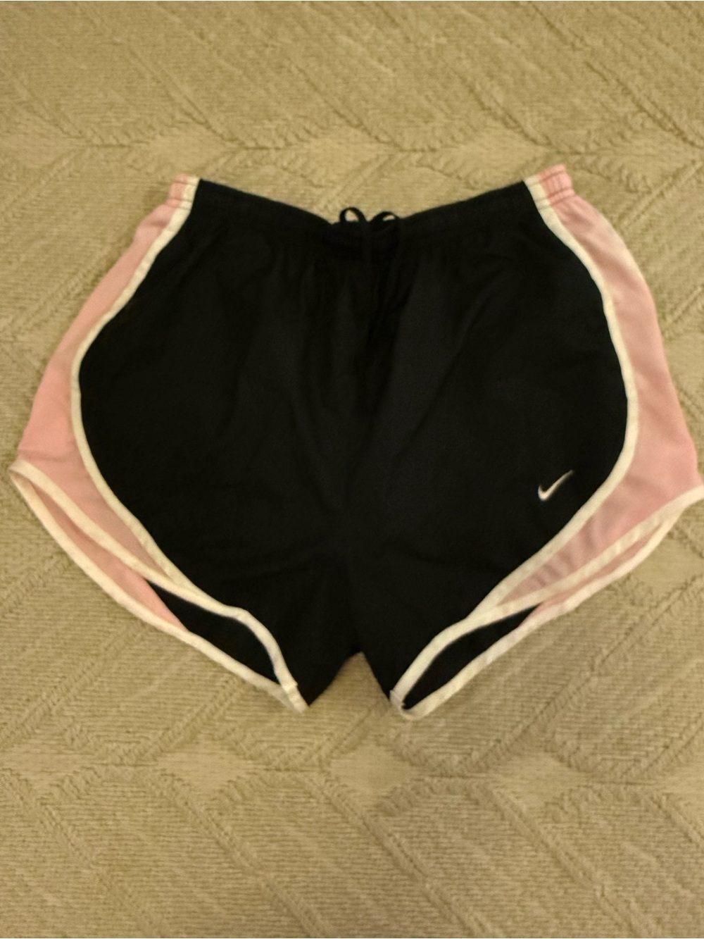 Nike Women’s Black Shorts with Pink Side Panels